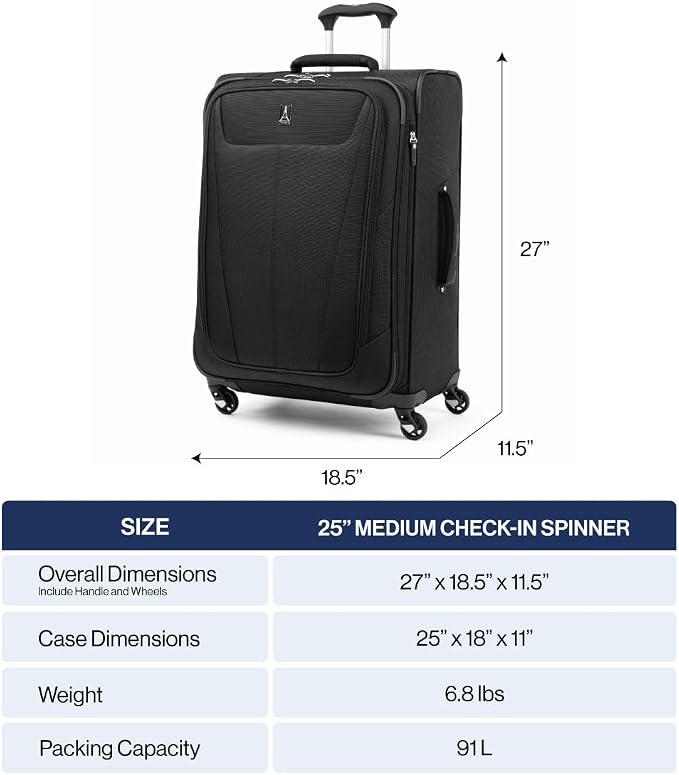 Travelpro Maxlite 5 Softside Expandable Checked Luggage - Image 7