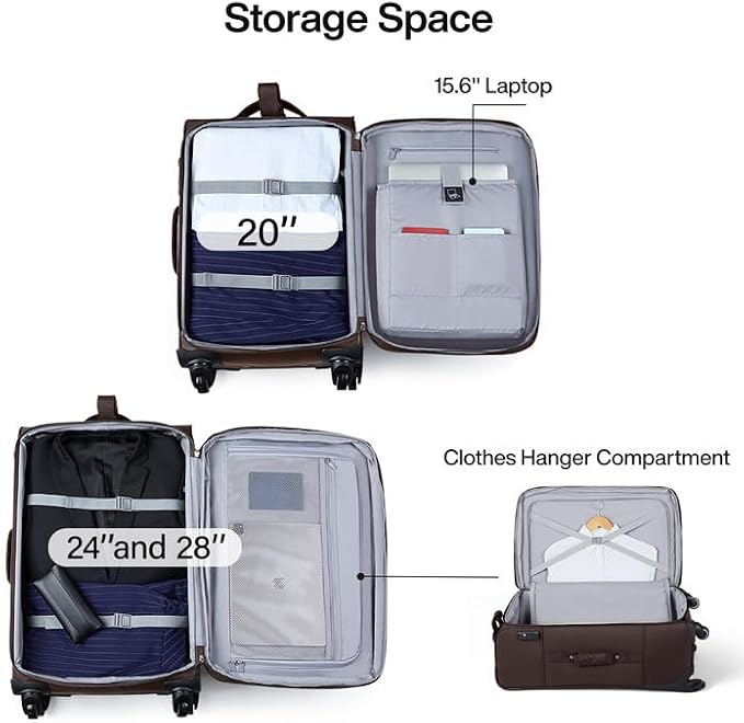 Hanke 28 Inch Softside Expandable Luggage - Image 6