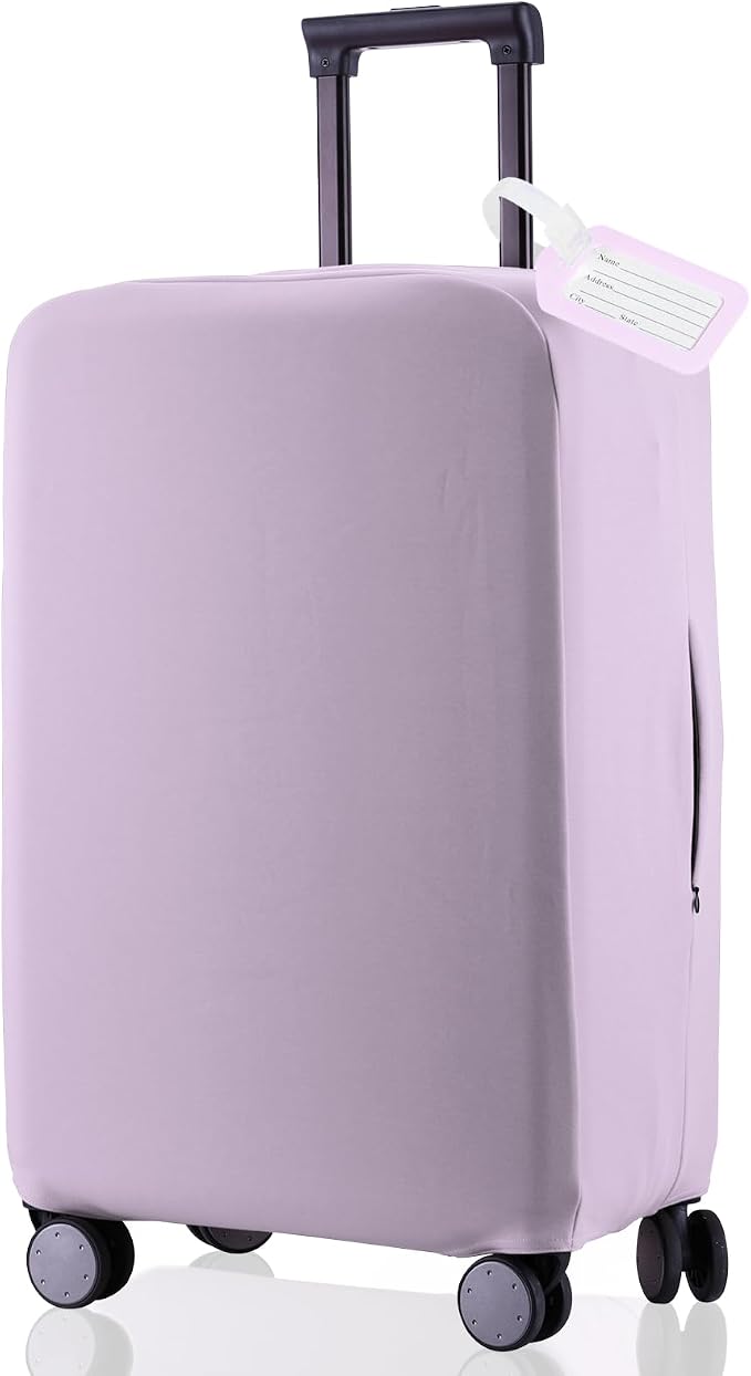Travel Luggage Cover Suitcase Protector Scratch-Resistant Fit 19-31 Inch by RainVillage