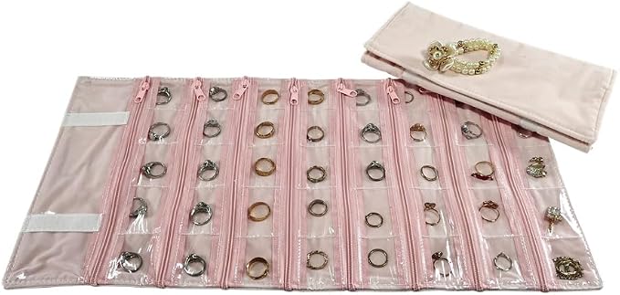 Travel Jewelry Roll Bag Portable Organizer Pouch - Image 5