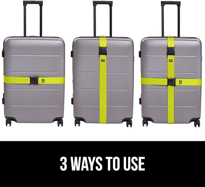GORILLA GRIP Heavy Duty Adjustable Luggage Straps - Image 6