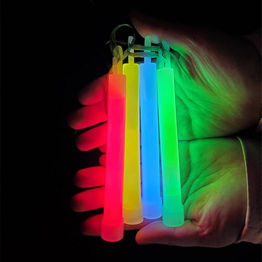 Glow Fever Emergency Safety Military Grade Glow Sticks; 10pcs, Hurricane and - Image 3