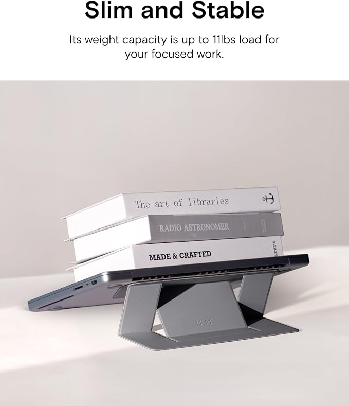 MOFT Invisible Slim Laptop Stand, Adhesive and Reusable, Adjustable Perfect - Image 6