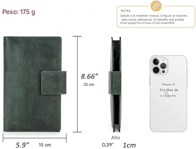 CONTACTS Full Grain Leather Family Passport Holder - Image 6