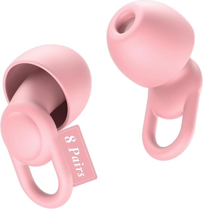 Silicone Reusable Soft Comfortable Earplugs by OEDOC