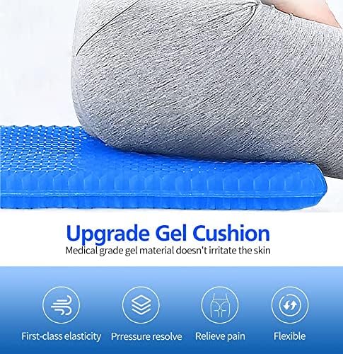 Gel Seat Cushion, Office Seat Cushion Chair Pads - Image 4