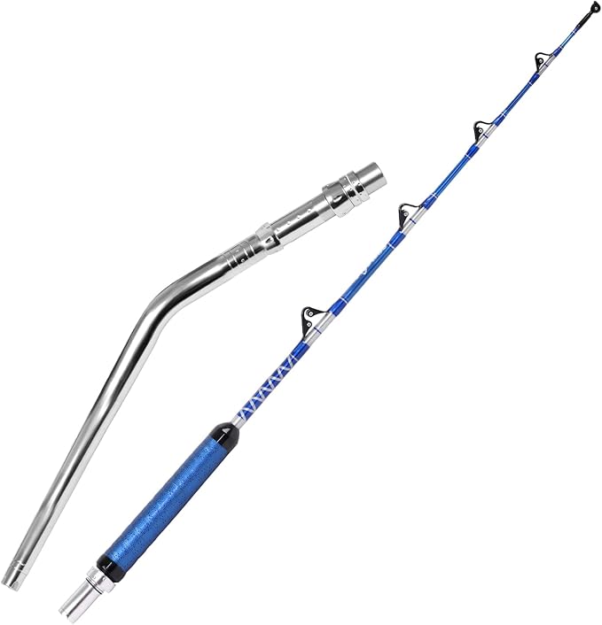 Fiblink Bent Butt Fishing Rod 2-Piece Saltwater Offshore Trolling Rod by Fiblink