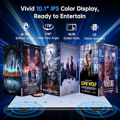 HAOVM Android 14 Tablet 10.1 Inch, 4G SIM Unlocked, Quad-Core CPU 2.0GHz - Image 5