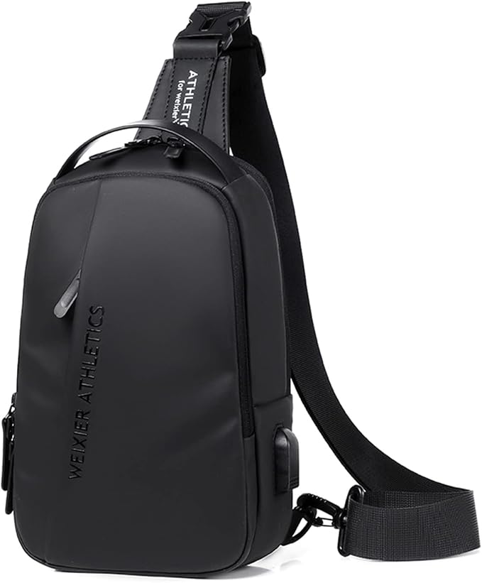 Waterproof Sling Bags Mens Shoulder Crossbody Backpack by Hjkiopc