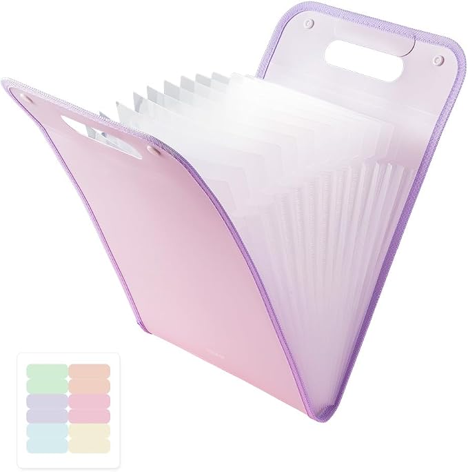 M&G Expanding File Folder 13 Pockets Accordion File Organizer by MG