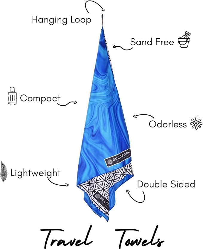 ECCOSOPHY Microfiber Beach Towel - Image 4