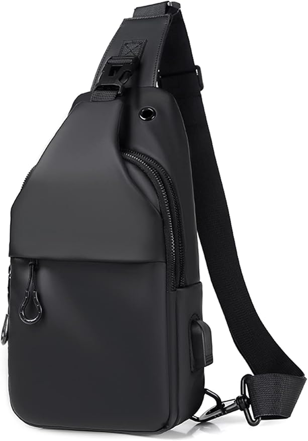 Waterproof Sling Bags Mens Shoulder Crossbody Backpack by Hjkiopc