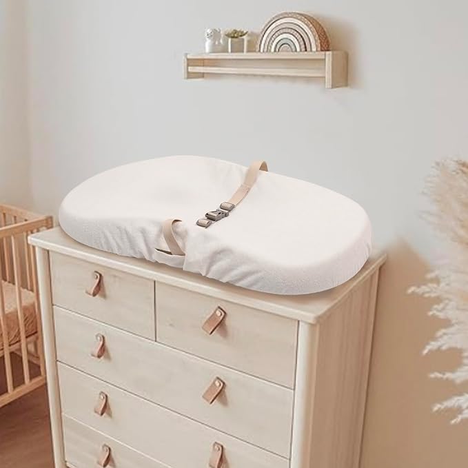2-Pack Waterproof Changing Pad Covers-Soft Baby Nursery Diaper Changing Pad - Image 3