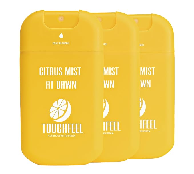 Power Mist Hand Sanitizer Spray, Scented Hydrating Hand Sanitizers Travel Size by TOUCHFEEL