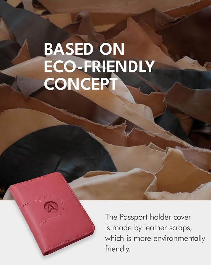 ALLIVE Genuine Leather Passport Holder - Image 2