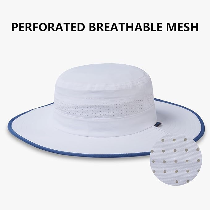 UPF 50+ Foldable Brim Water-Resistant Sun Bucket Hat - Image 4