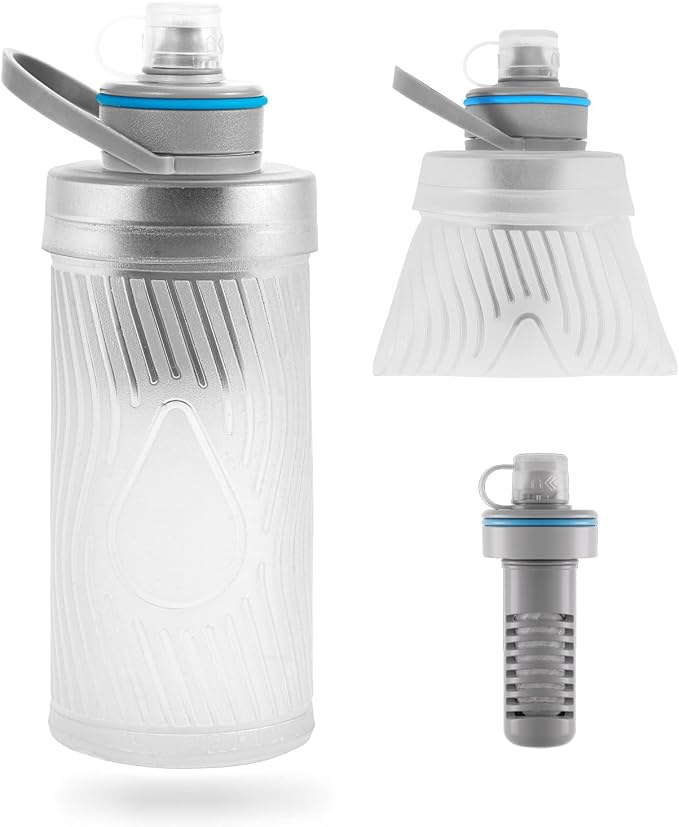 Collapsible Water Bottle with Filter by Joypur