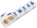 MEDca Weekly Pill Organizer, 7-Day Pill Planner Extra Large by MEDca