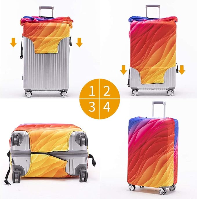 TRAVELKIN more than travel Luggage Cover Washable Suitcase Protector - Image 7
