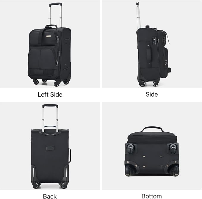 Hanke 28 Inch Softside Expandable Luggage - Image 8