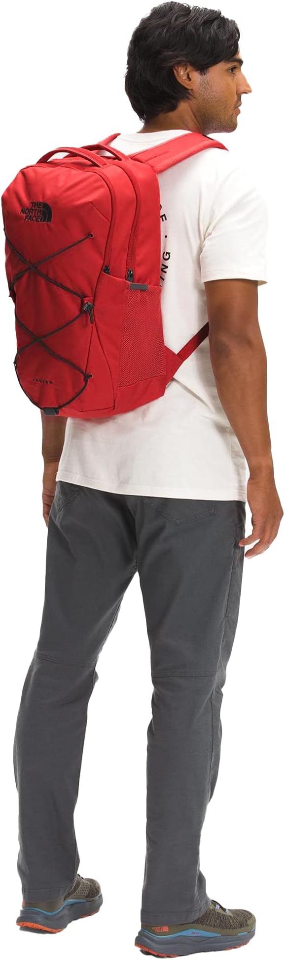 The North Face Jester Everyday Laptop Backpack, TNF Red/TNF Black, One Size - Image 5