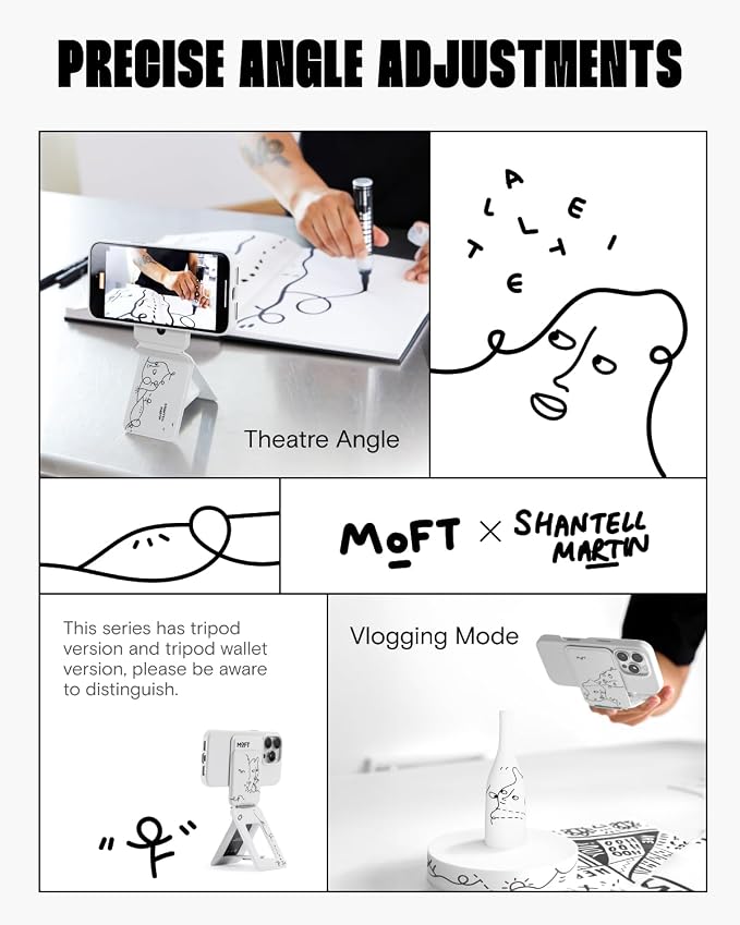 MOFT x Shantell Martin Phone Tripod Wallet - Image 4