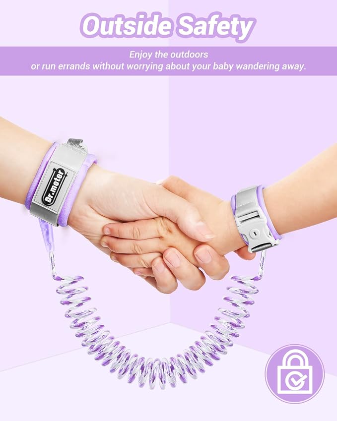 Dr.meter Anti Lost Wrist Link, 2 Pack Toddler Safety Leash - Image 7