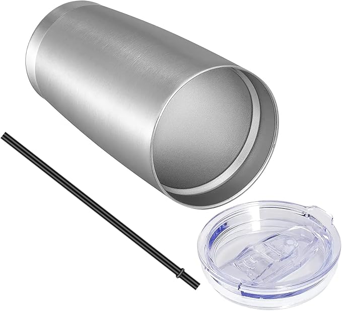 VEGOND 20oz Tumbler with Lid and Straw Stainless Steel Tumbler Cup Bulk Vacuum - Image 7
