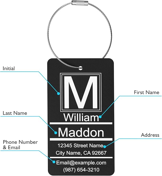 Luggage Tag for Suitcase - Image 3
