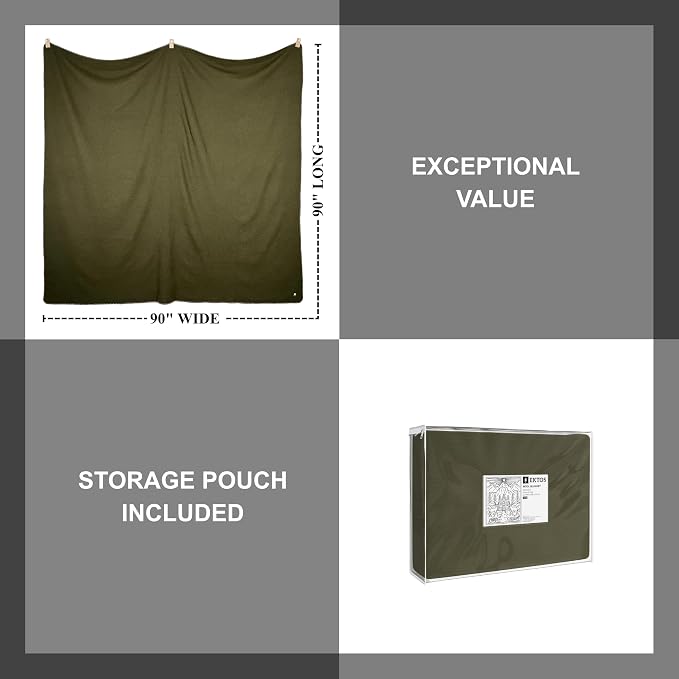 EKTOS 100% Virgin Wool Blanket, Warmest - Image 5