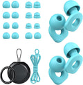 2 Pairs of Earplugs for Sleeping, Reusable Hearing Protection Earplugs by LOETRUY
