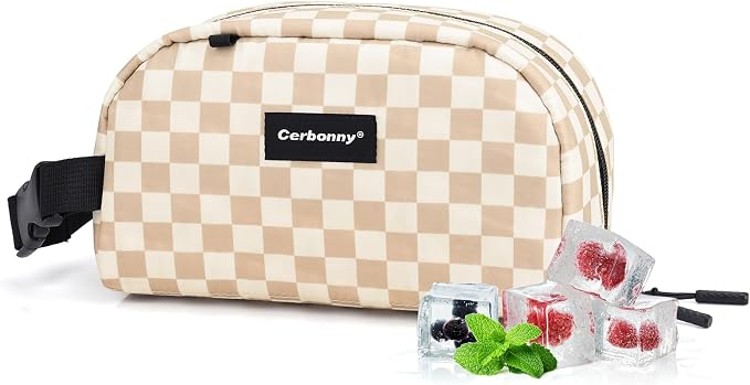 Small Cooler Bag Freezable Lunch Bag by Cerbonny