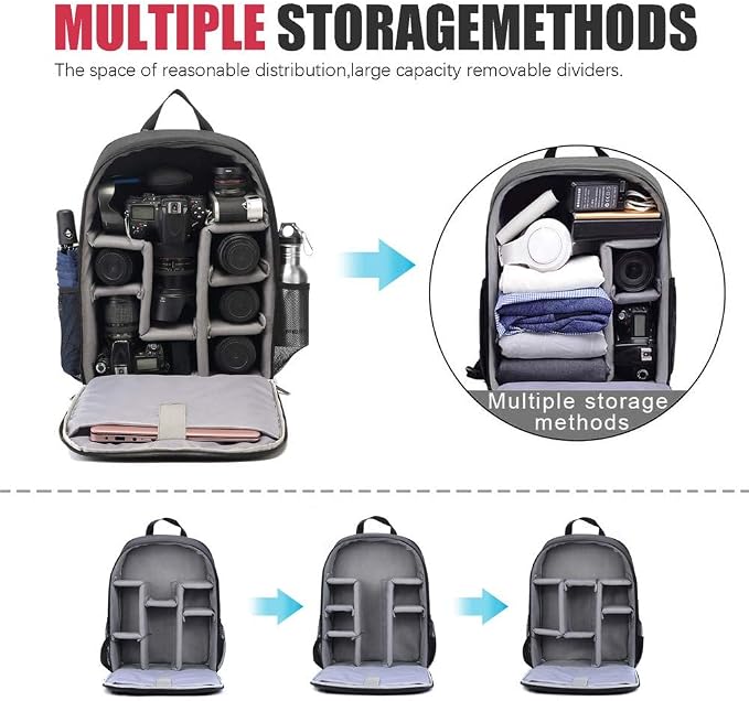 Cwatcun Professional Camera Backpack - Image 4