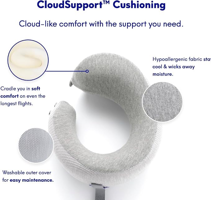 C CUSHION LAB Travel Pillow, Award-Winning Patented Ergonomic Design - Image 5