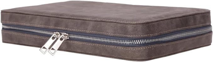 Medicine Handmade Leather Cable Organizer Bag – Full-Grain Leather Travel Tech - Image 3