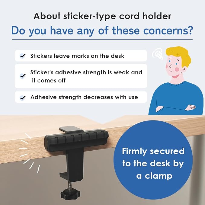 ROUNDS Clamp cCble Holder Cord Organizer Cable Clips Stable Fixation That Will - Image 4