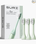 SURI Recyclable Plant-Based, Electric Toothbrush Heads by SURI