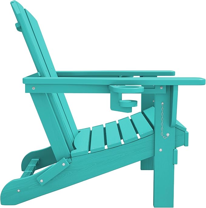 SERWALL Adirondack Chair with Cup Holders - Image 12
