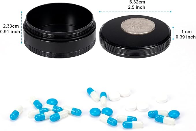 Portable Metal Pill Box - Image 2