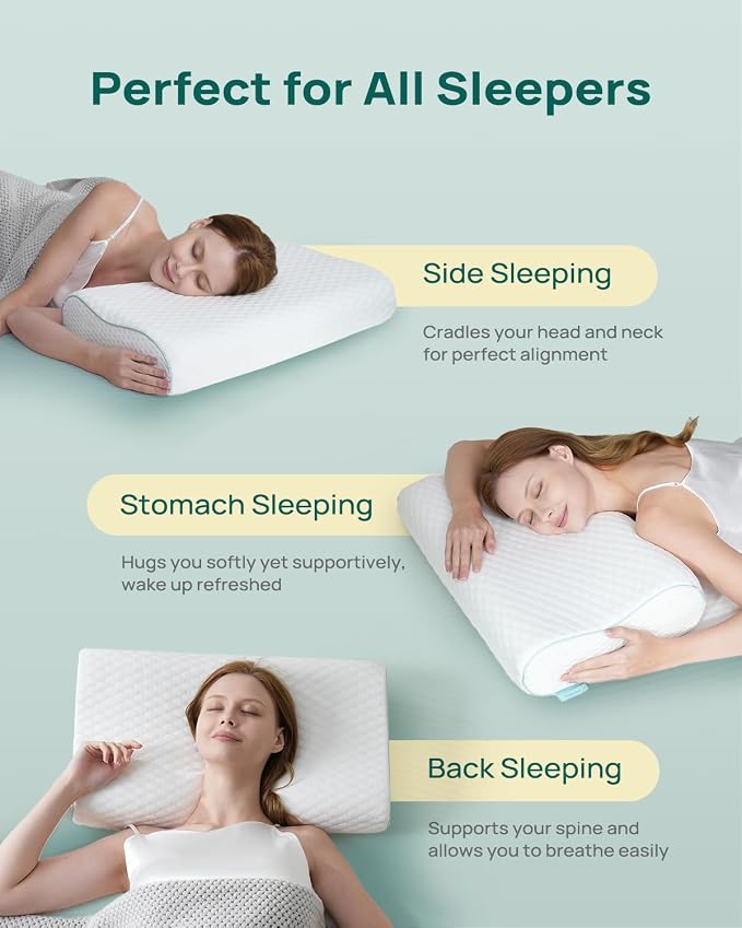 Ergonomic Memory Foam Pillow - Image 8