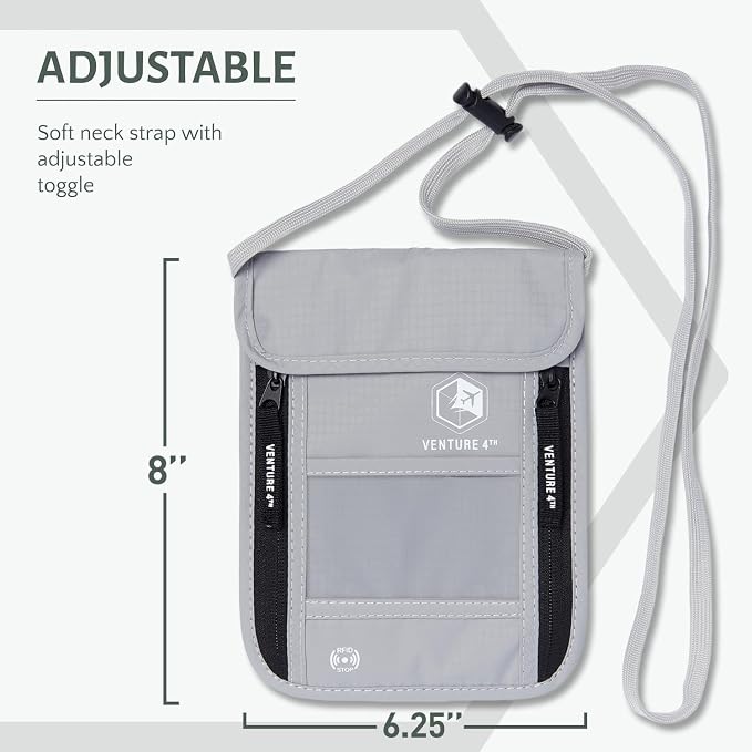 VENTURE 4TH Passport Holder Neck Wallet - Image 2