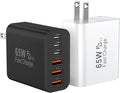 USB C Fast Charger Block, iPhone Charger Fast Charging Blocks 65W Multi Port by Bustuny