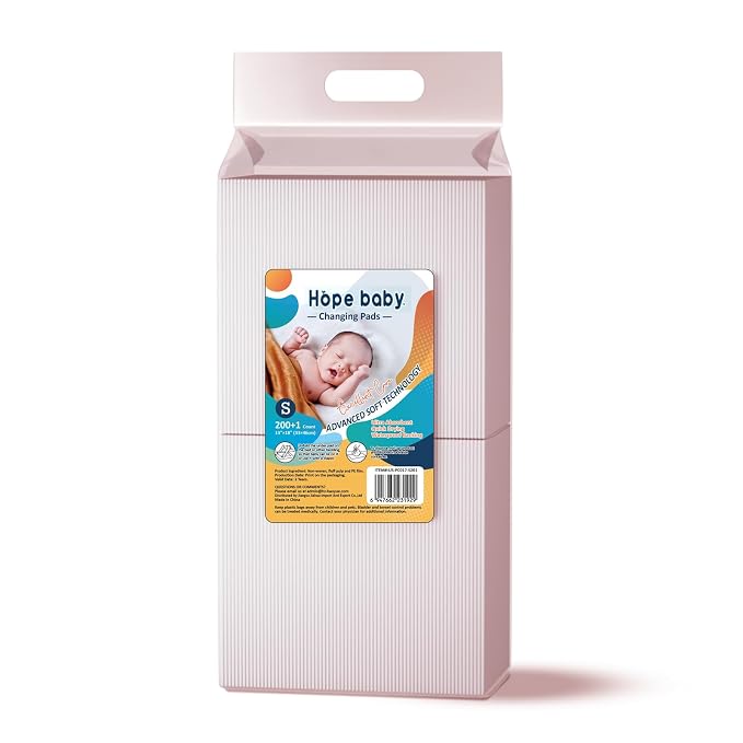 JUS COOL Baby Disposable Changing Pads, 13”x 18” Underpads Portable Diaper by DAFI