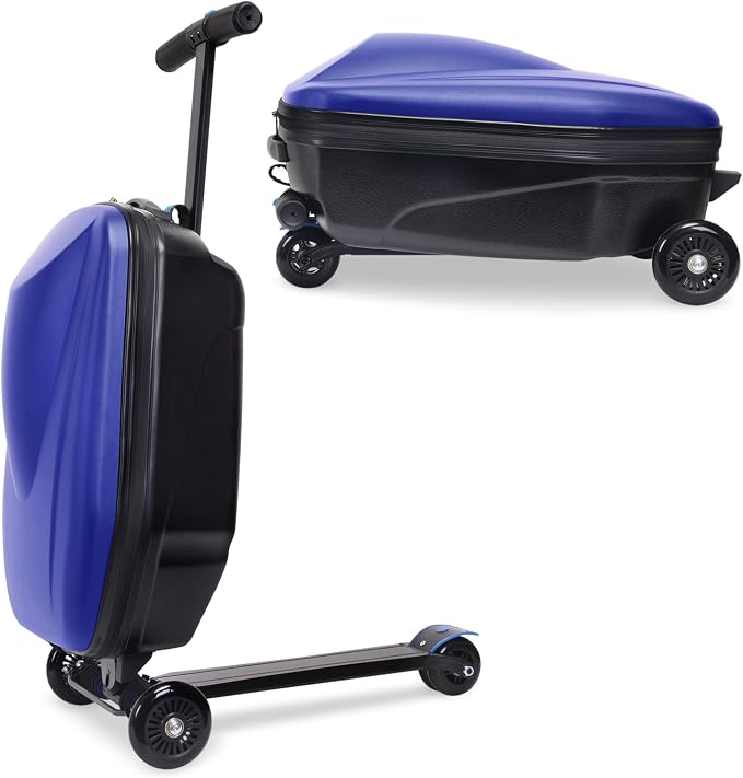 20" Kids Scooter Suitcase Ride-On Carry-On by GHSY