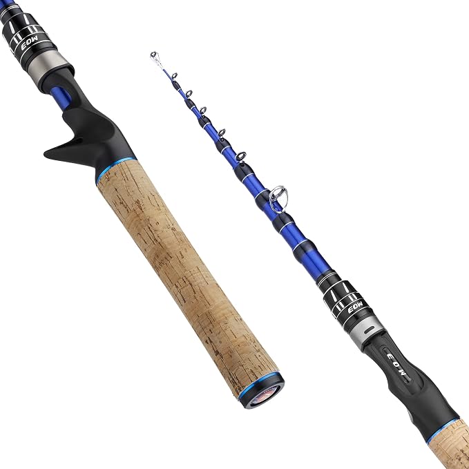 EOW XPEDITE PRO Portable Telescopic Casting and Spinning Fishing Rods, 24T - Image 7