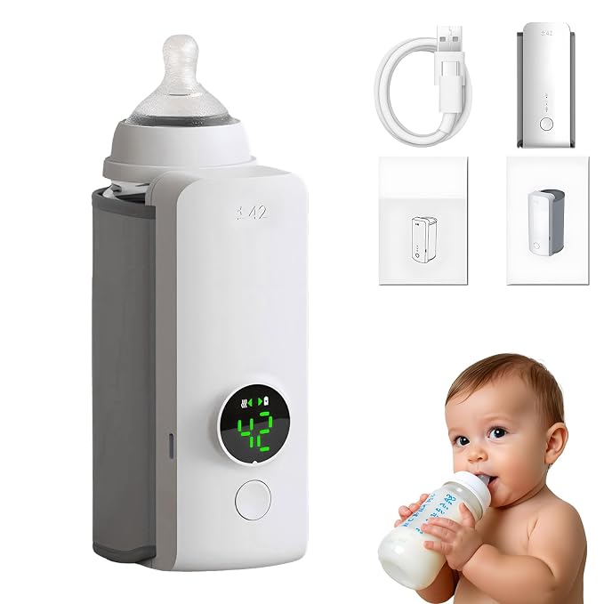 Portable Bottle Warmer for Travel, Rapid Warming by Flashstar