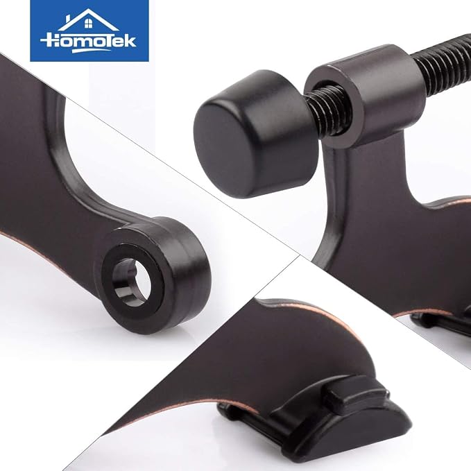 HOMOTEK 36 Pack Hinge Pin Oil Rubbed Bronze Door Stopper, Adjustable Deluxe - Image 5
