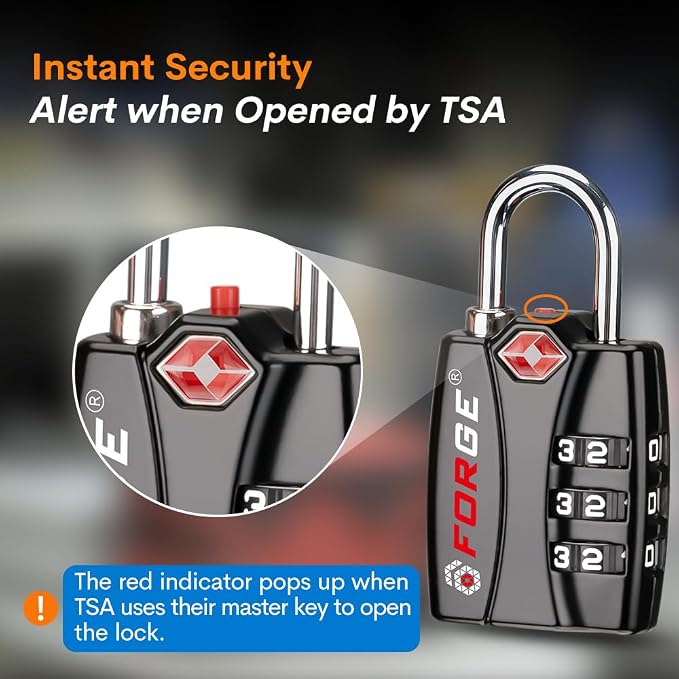 Forge TSA Approved Luggage Locks - Image 3