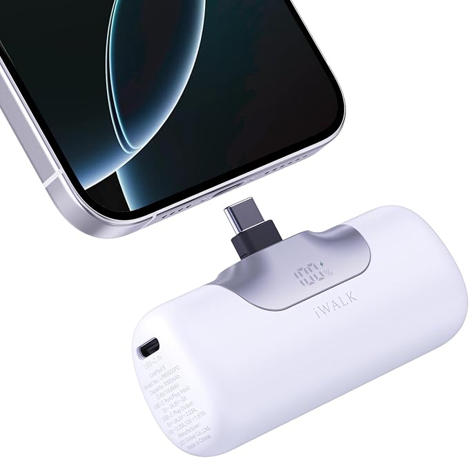 iWALK Portable Charger 5500mAh Next-Gen Small Power Bank 22.5W Fast Charging by iWALK