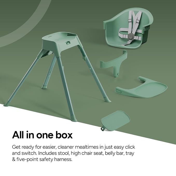 Mompush Olli 7-in-1 Convertible High Chair - Image 7